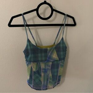 Blue Plaid Tank from Urban Outfitters